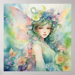 A Beautiful Spring Fairy Poster
