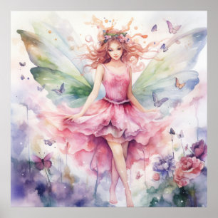 A Beautiful Spring Fairy Poster