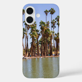 a beautiful spring landscape at Encanto Park iPhone 16 Case