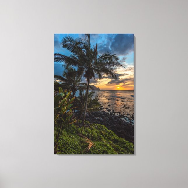 A beautiful sunset 2 canvas print (Front)