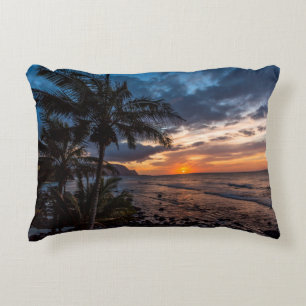 A beautiful sunset decorative pillow