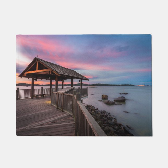 A Beautiful Sunset Doormat (Front)
