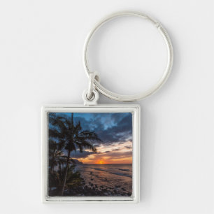 A beautiful sunset keychain