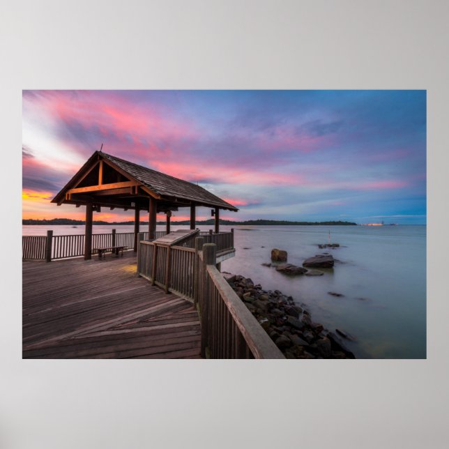 A Beautiful Sunset Poster (Front)