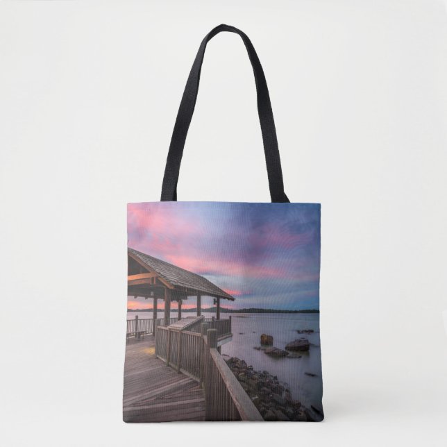 A Beautiful Sunset Tote Bag (Front)