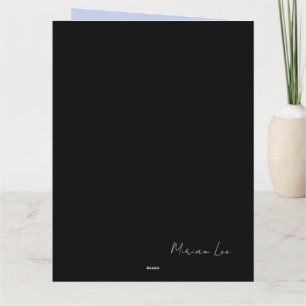 a beautiful touch of nature thank you card