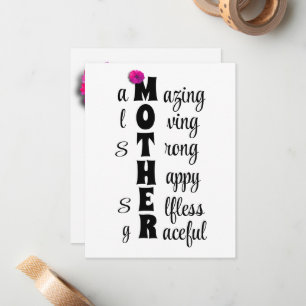 A Beautiful Tribute to Mom’s Love and Strength Card