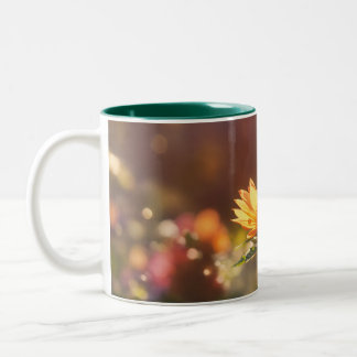 A beautiful unrealistic flower coffee mug