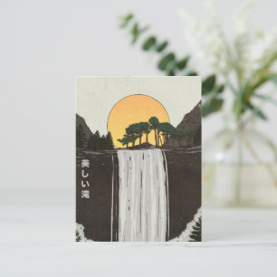 A Beautiful Waterfall Postcard