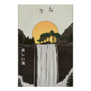 A Beautiful Waterfall Poster