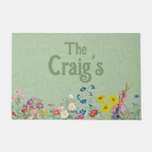 A beautiful wildflower garden personalized