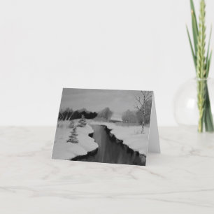A beautiful winter landscape, snowy scene. holiday