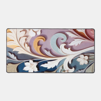 A beautifully sculpted floral relief–style design 