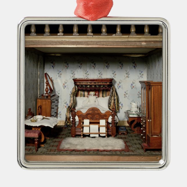 A bedroom in 'Mrs Bryant's Pleasure', c.1860 Metal Ornament (Front)
