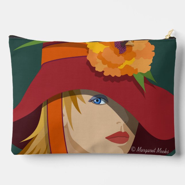 A Bee in Her Bonnet Print Cut Sew Bag (Back)