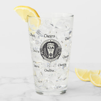 A beer glass with a special date and a gift-friend