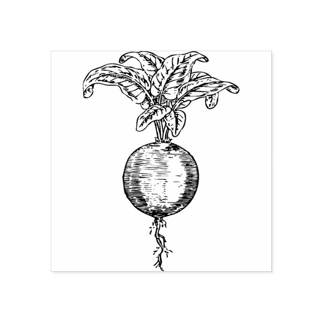A BEET TO EAT RUBBER STAMP (Imprint)