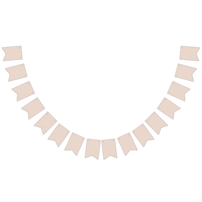 a beige and white chequered pattern on a white bac bunting flags (All)