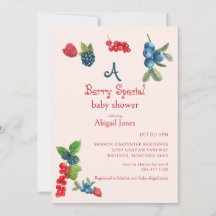 A Berry Special Blush  Baby Shower 