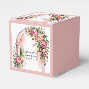 A Berry Sweet Baby Is On The Way Baby Shower Favor Box