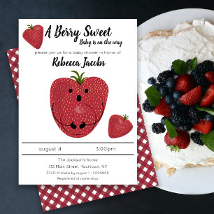 A berry sweet Baby Shower Invitation
