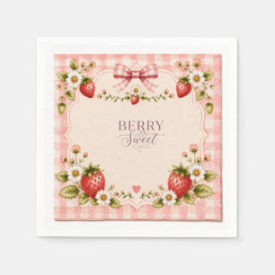A Berry Sweet Birthday Napkin