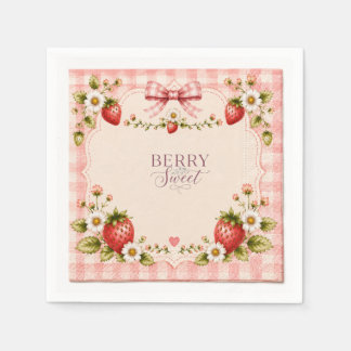 A Berry Sweet Birthday Napkin