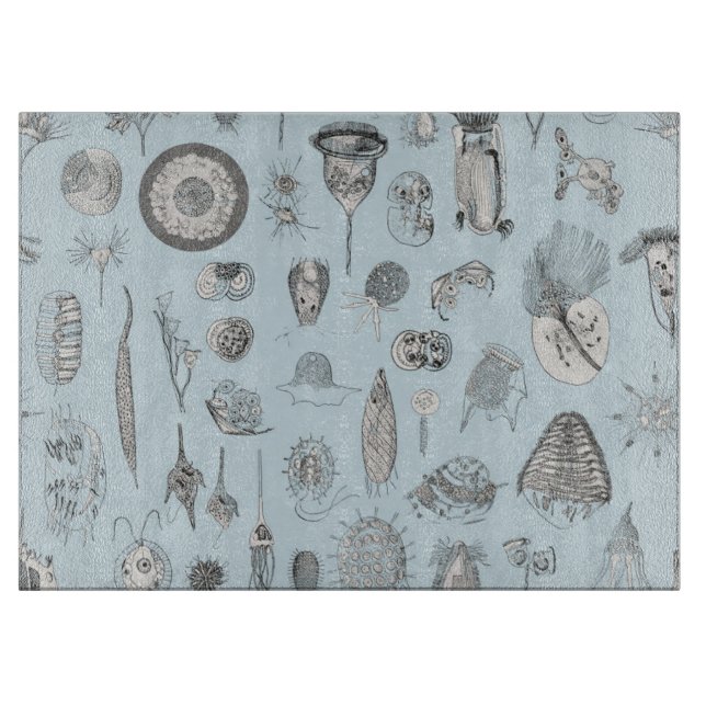 A bestiary of Protozoa Cutting Board (Front)