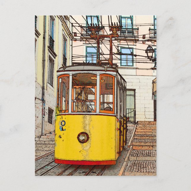 A Bica de Duarte Belo - Lisbon Postcard (Front)