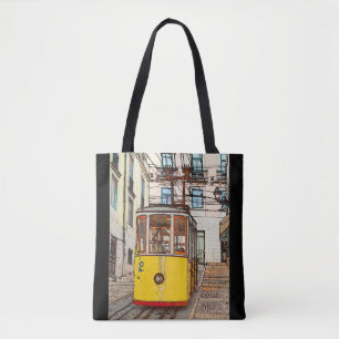 A Bica de Duarte Belo - Lisbon Tote Bag