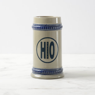 À Bière Chope 624 g gris bleu OHIO SOCCER