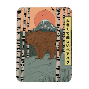 A big beautiful bear hug magnet