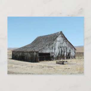 A Big Old Barn Postcard