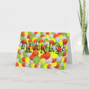 A Big Pickleball Thanks! Card