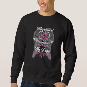 A Big Piece Of My Heart Lives In Heaven He Is My P Sweatshirt
