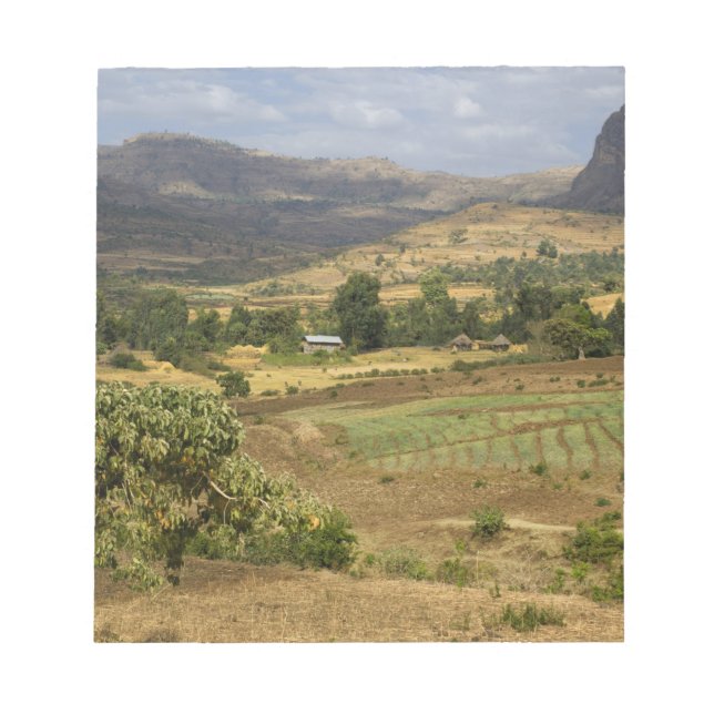 A big scenic view of a big rock mountain notepad (Front)