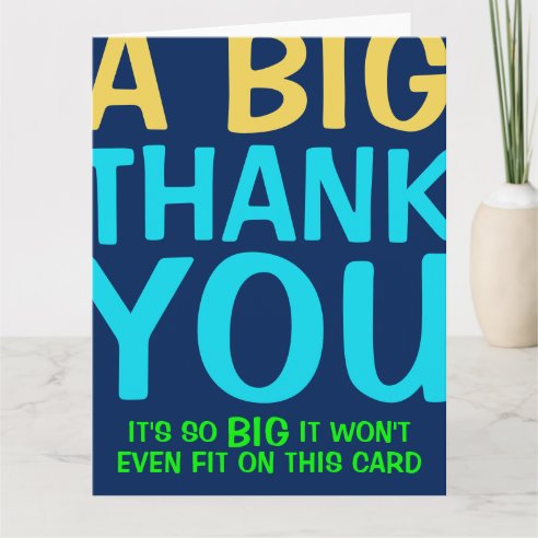 Funny Thank You Cards | Zazzle CA