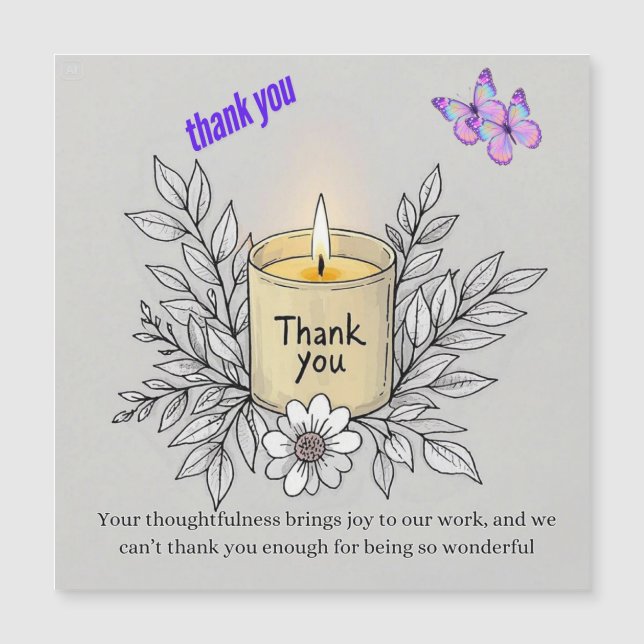 A Big Thank You (Front)