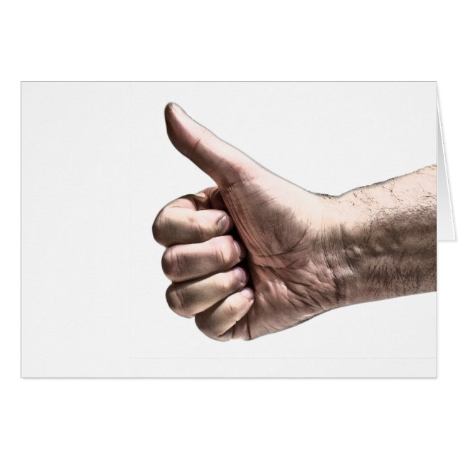 A Big Thumbs Up (Front Horizontal)
