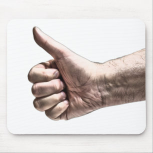 A Big Thumbs Up Mouse Pad