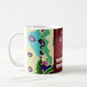 A big welcome Karen Abstract art words Coffee Mug
