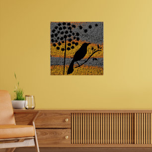 A Bird Among the Feathers Poster