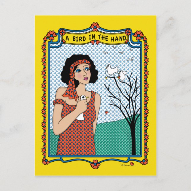 A Bird in the Hand_B_ Postcard (Front)