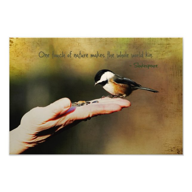 A Bird in the Hand Photo Print (Front)