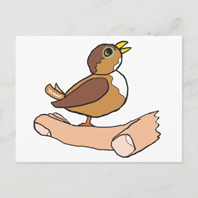 A Bird In The Hand Postcard (Front)