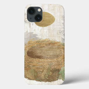A Bird's Nest with a Brown Egg iPhone 13 Case