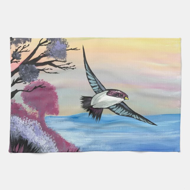 A Birds View Kitchen Towel (Horizontal)