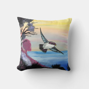 A Birds View   Throw Pillow