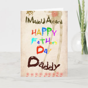 A birthday card for daddy