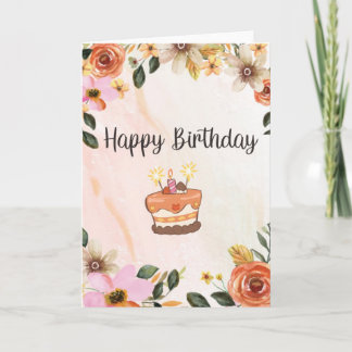 A birthday greeting card to warm the heart of a lo